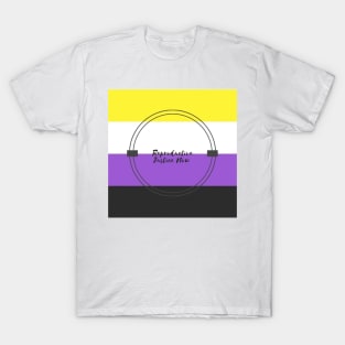 Reproductive Justice Now Nonbinary Flag T-Shirt